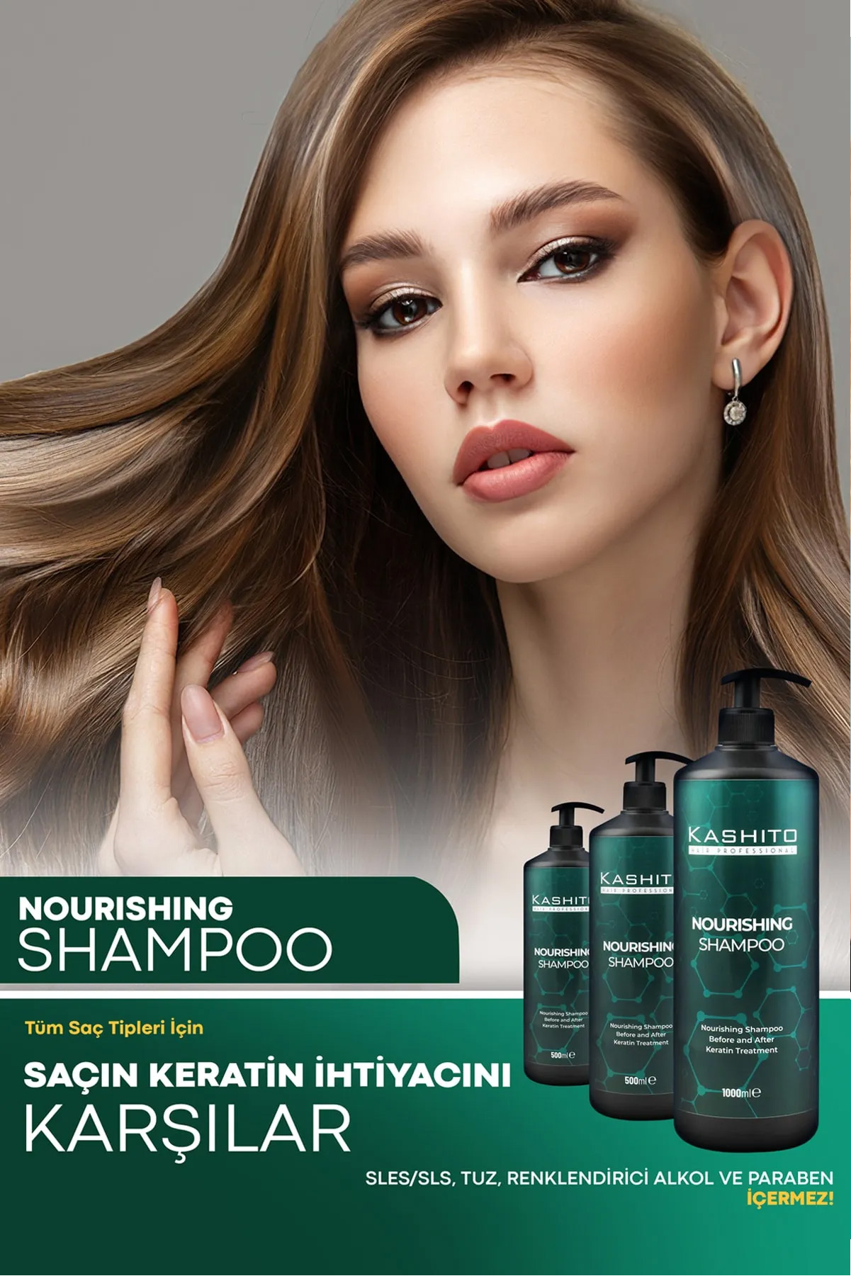 KASHİTO Nourıshıng Keratin Bakım Şampuan 1000ml 